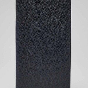 Louis Vuitton Black Taiga Leather Checkbook Wallet
